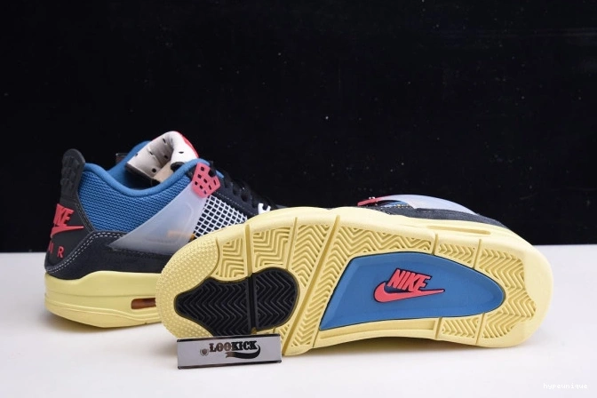 HYPE OFF NOIR DC9533-001 AIR 4 JORDAN RETRO UNION 0813